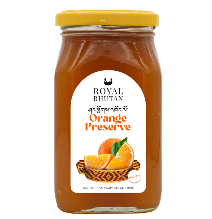 royal bhutan orange preserve jam